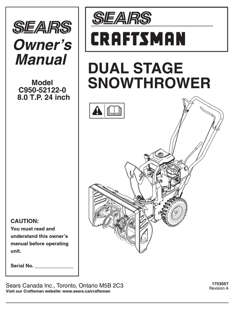 Craftsman C950-52122-0 owner's manual