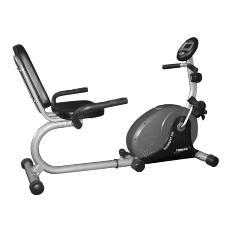 Trojan RECUMBENT 300 Care instructions and assembly manual