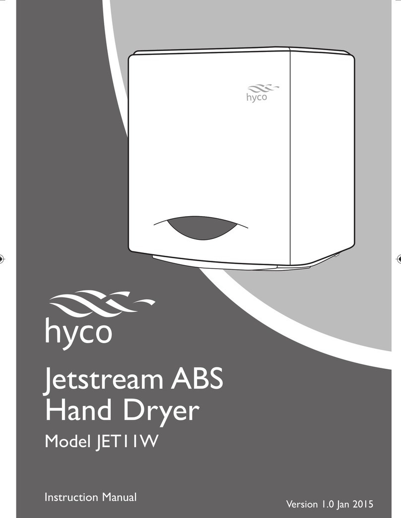 Hyco JET11W User manual