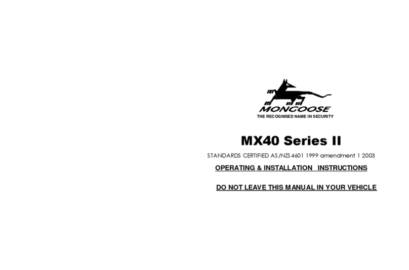 Mongoose MX40 II Series Operating & installation instructions