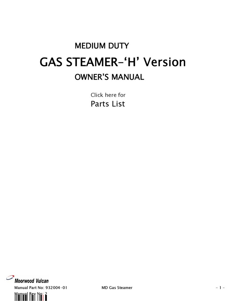 Moorwood Vulcan ML60S-HP-D2S owner's manual