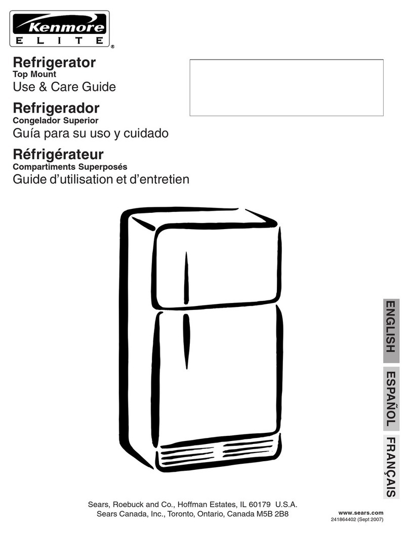 Kenmore 253 Series User manual