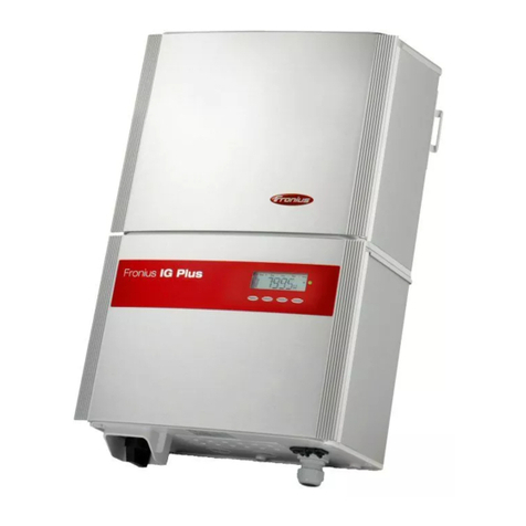 FRO­NIUS IG Plus A 3.0-1 UNI operating instructions