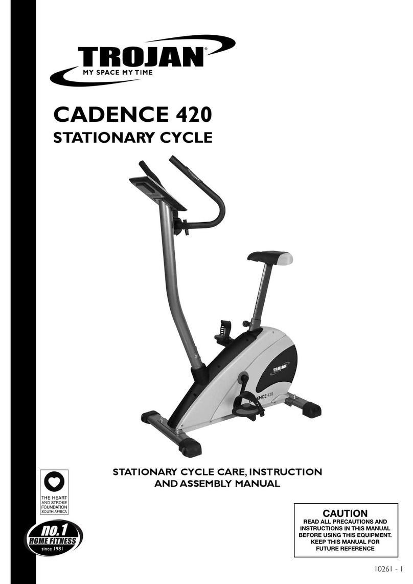 Trojan CADENCE 420 Instruction and assembly manual