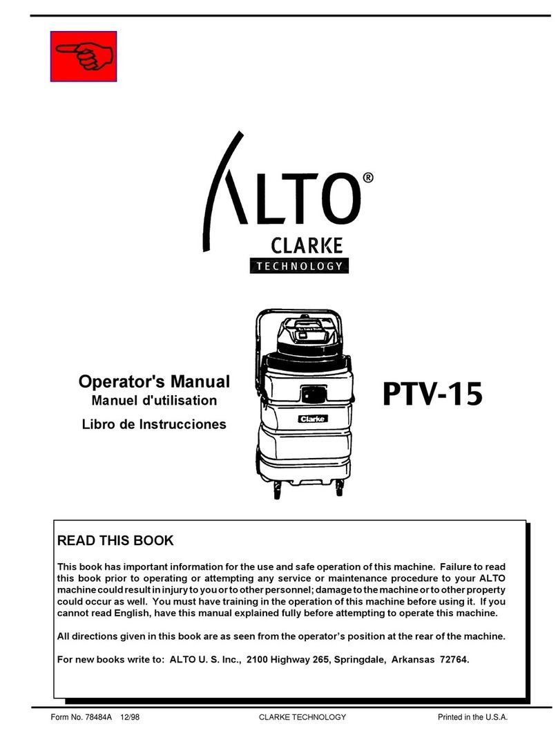 Alto PTV-15 User manual