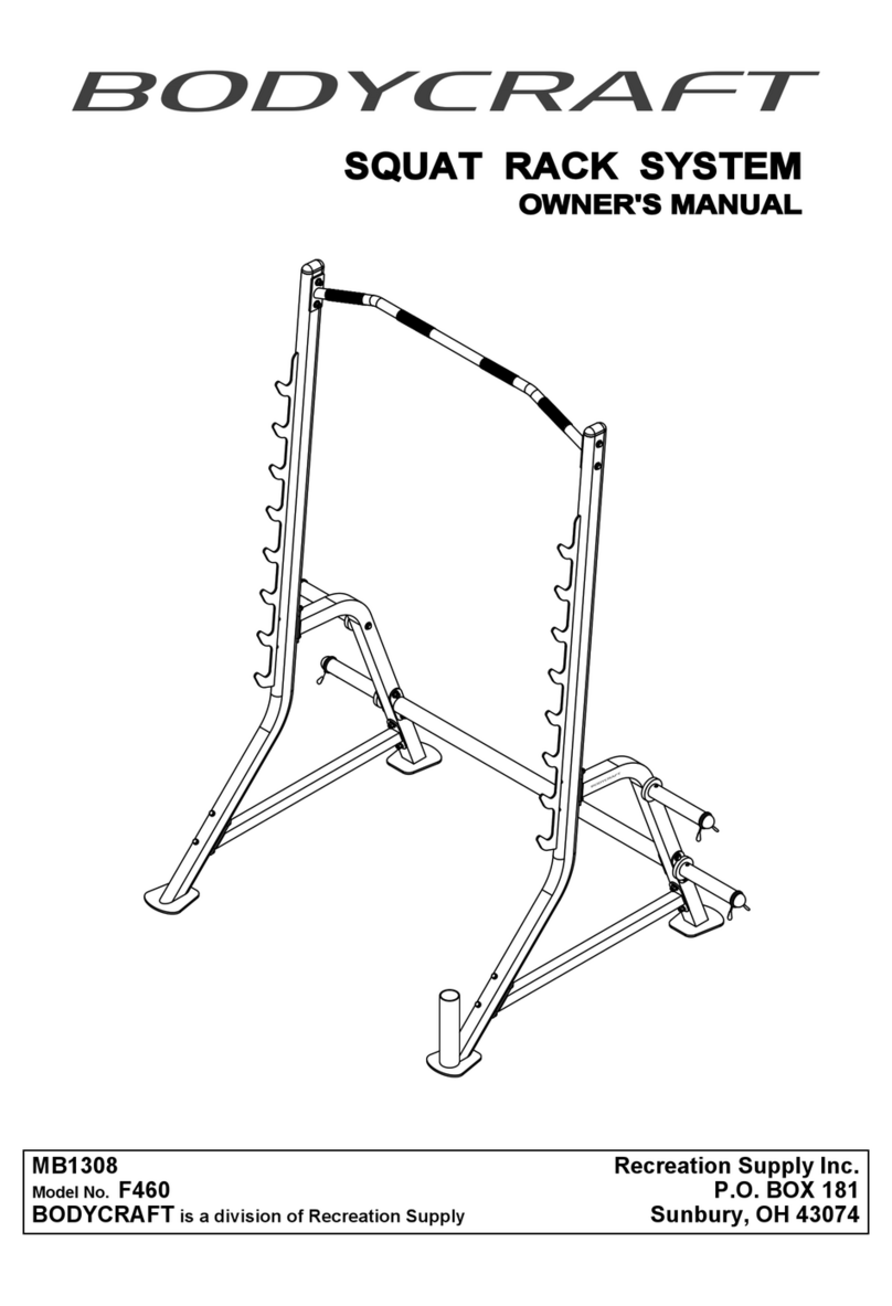 Body Craft F460 owner's manual