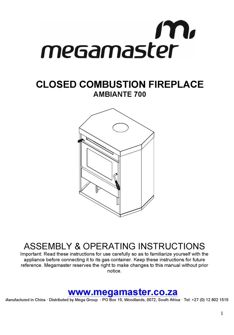 Megamaster Ambiante 700 Assembly & operating instructions Megamaster Ambiante 700 Assembly & operating instructions