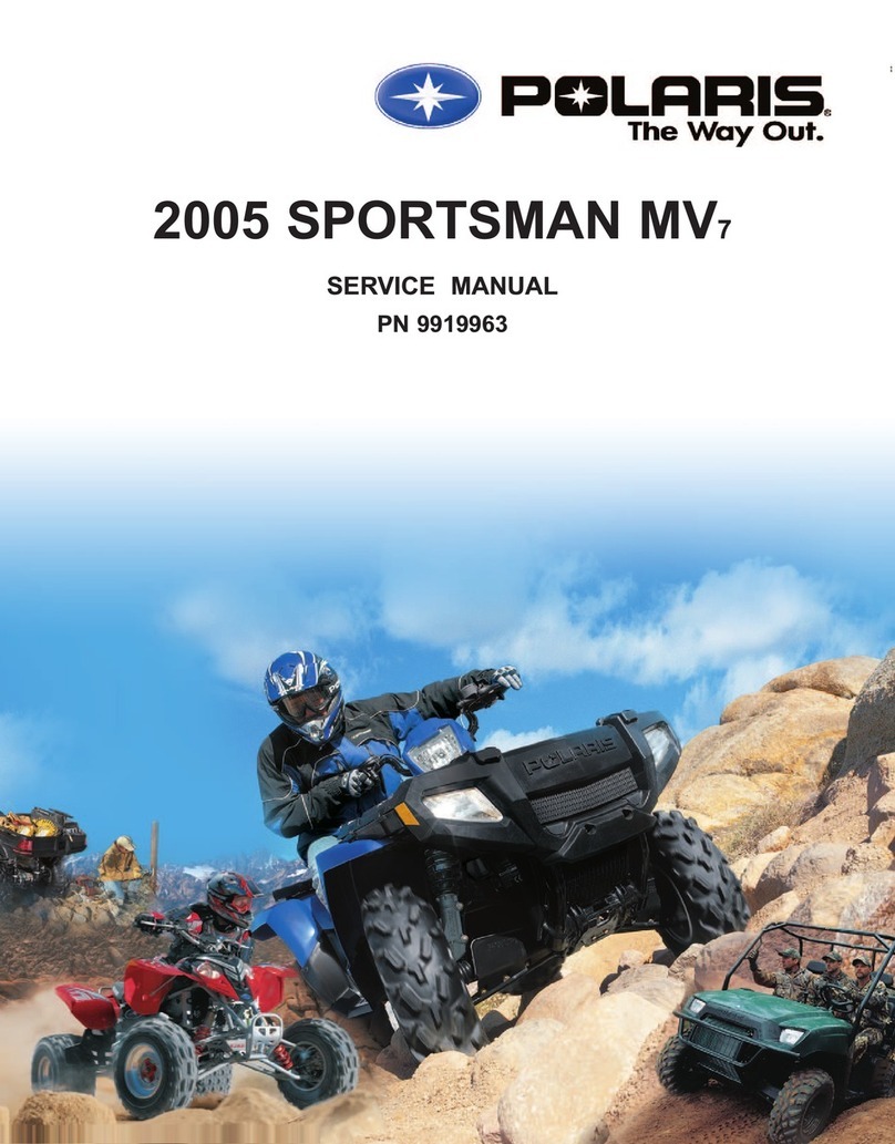Polaris 2005 Sportsman MV7 User manual