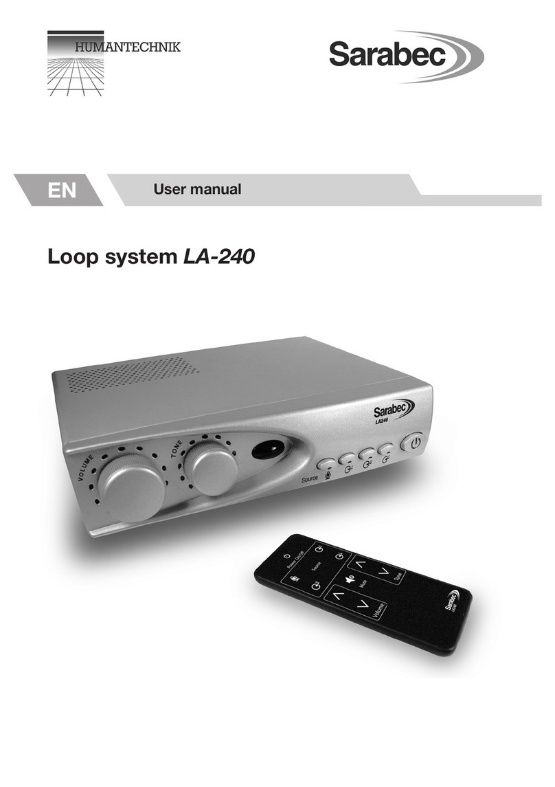 Sarabec Loop System LA240 user manual