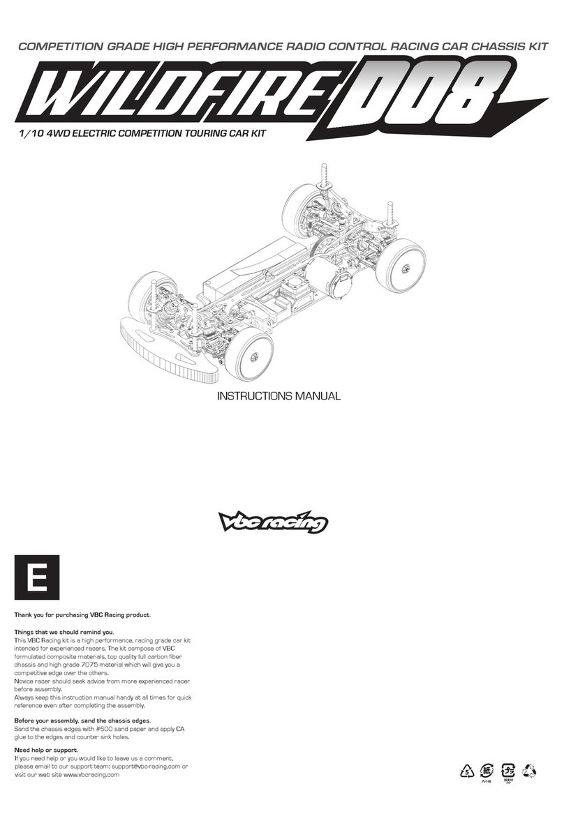 VBC Racing WildFire D08 User manual