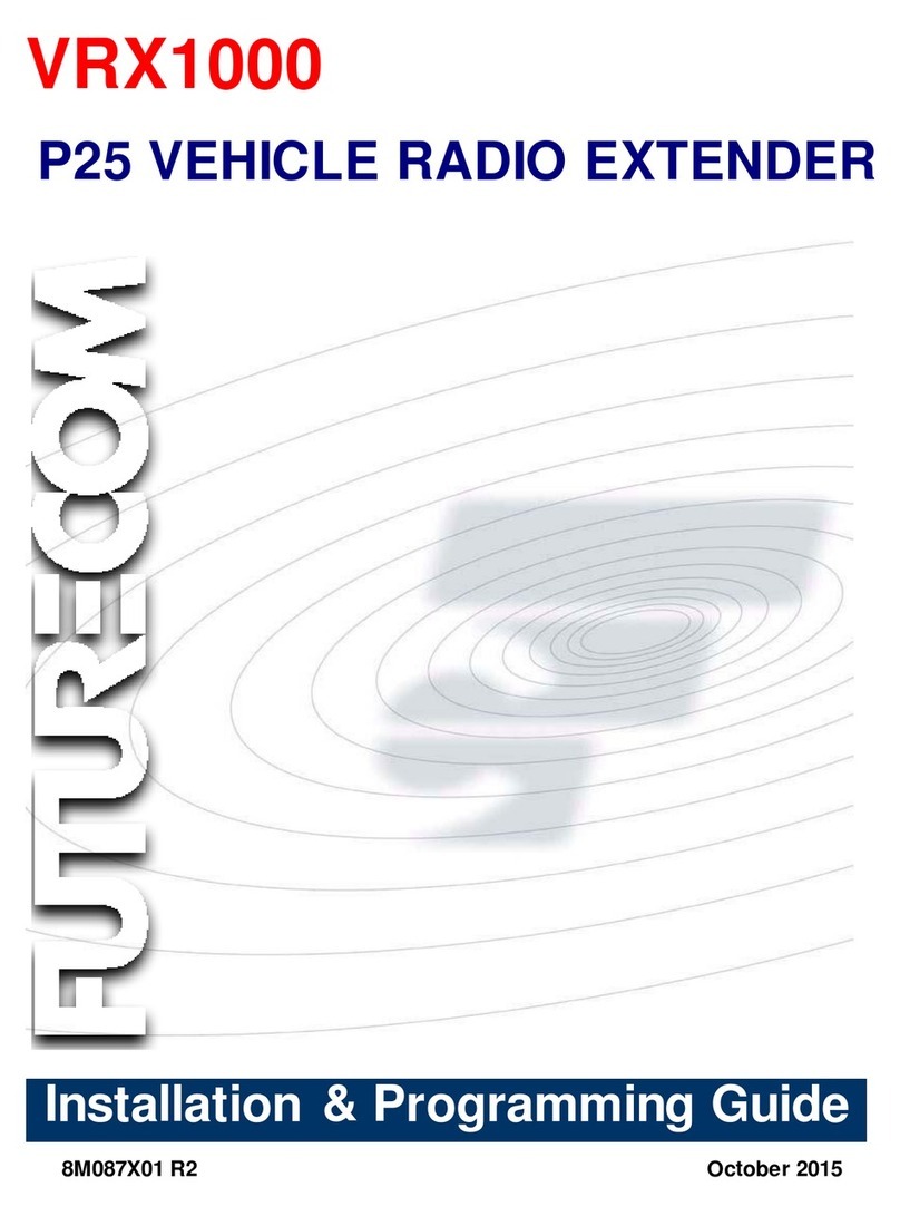 Futurecom VRX1000 Installation & programming guide