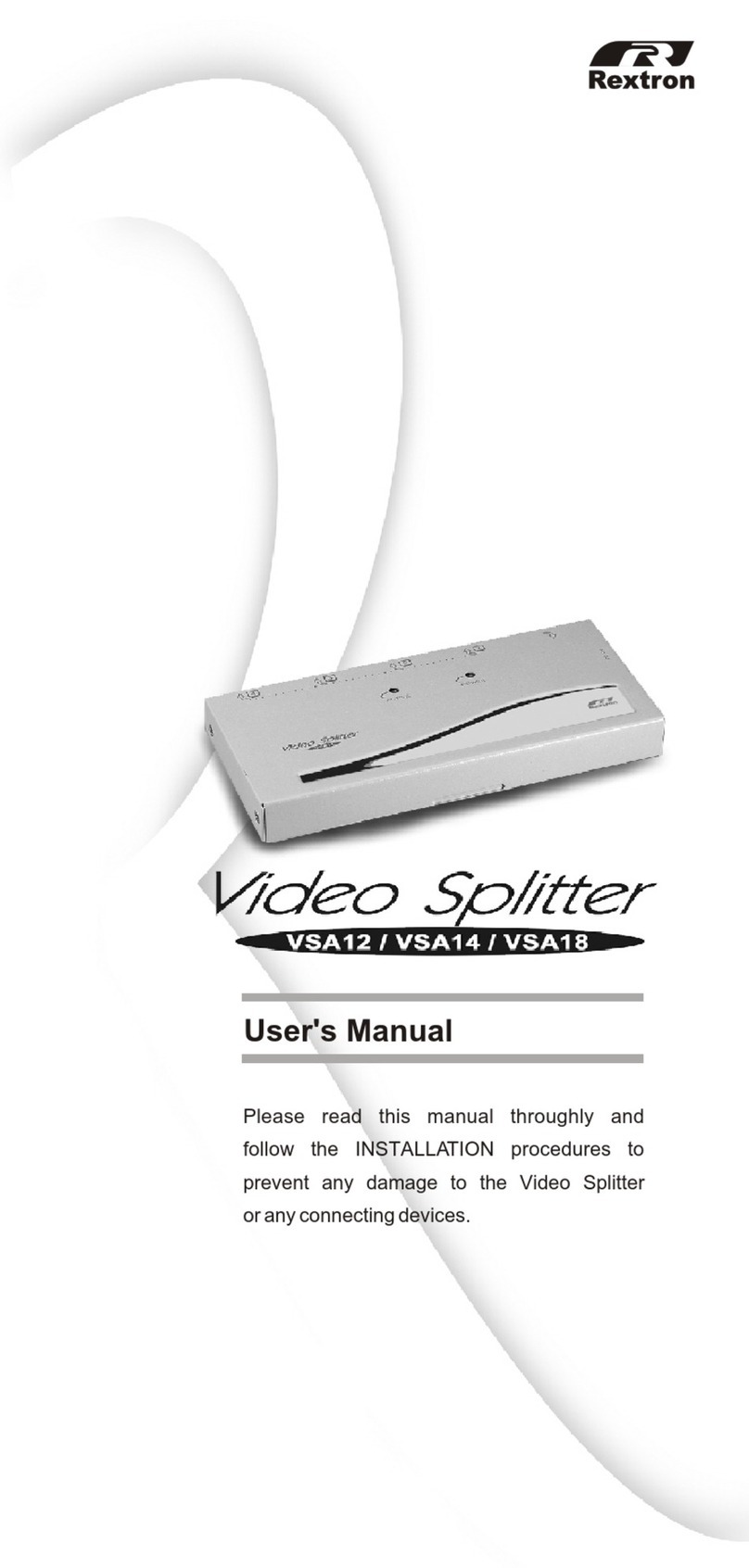 Rextron VSA12 user manual