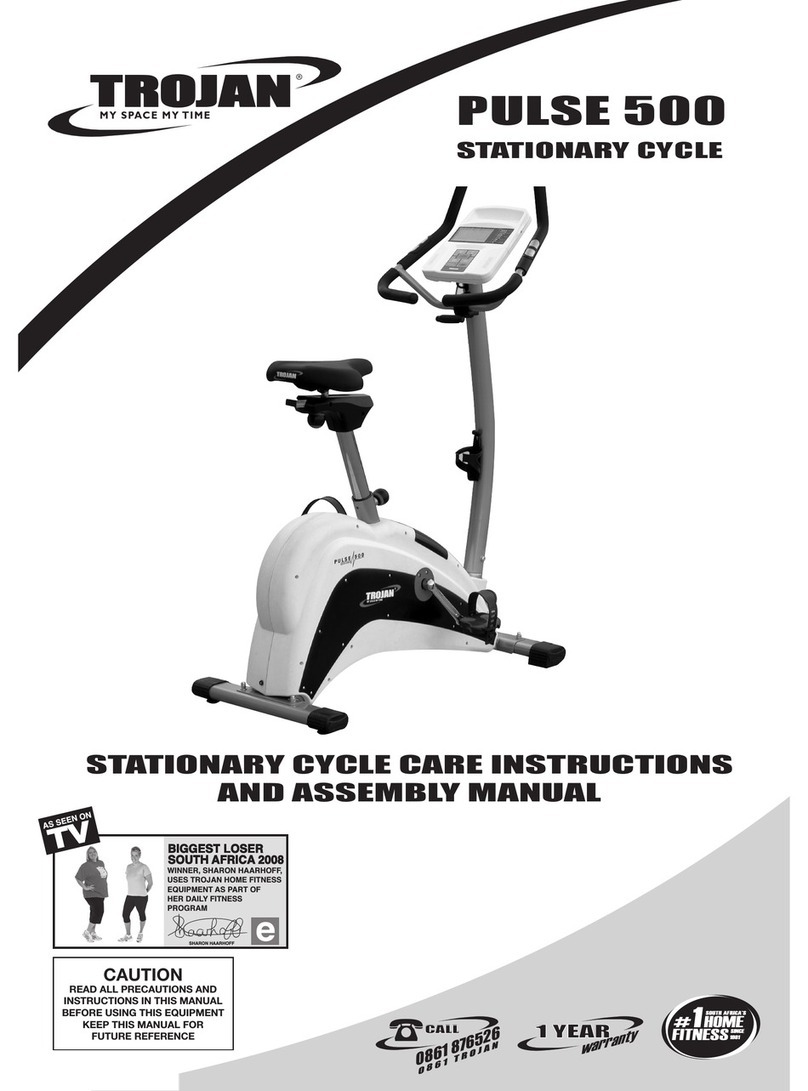 Trojan PULSE 500 Care instructions and assembly manual