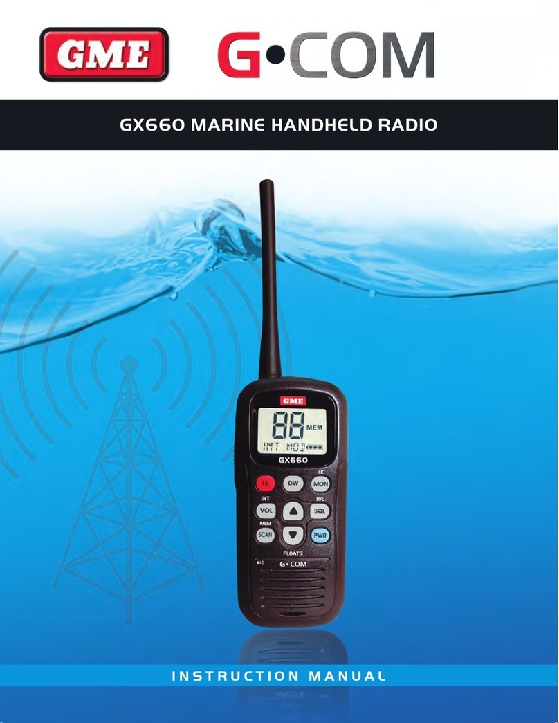 GME G-COM GX660 instruction manual