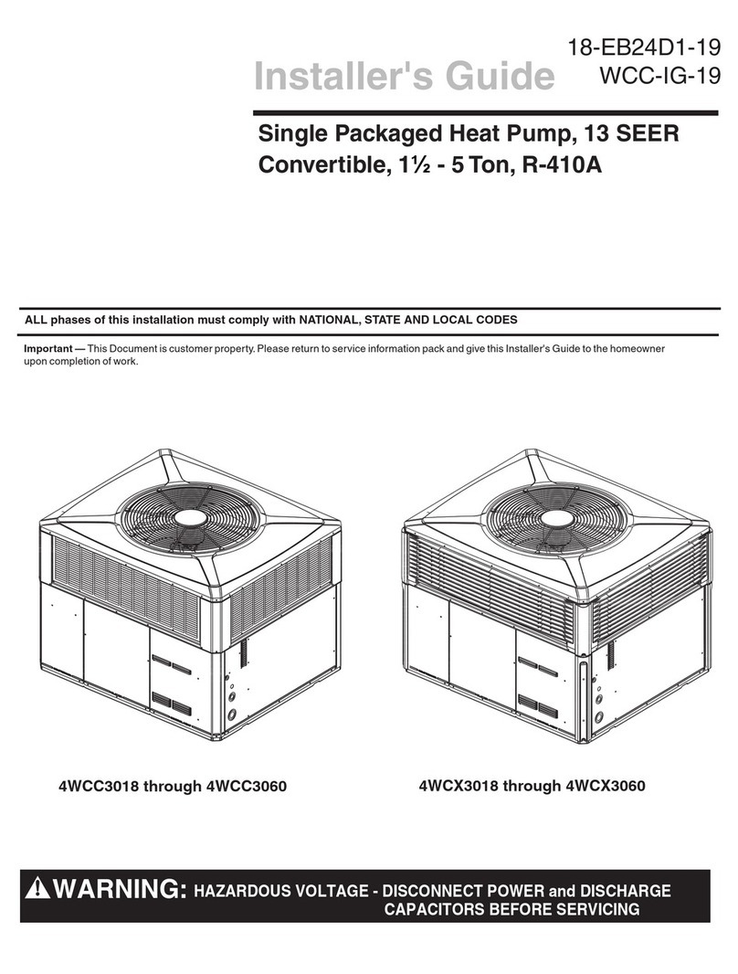 Trane 18-EB24D1-19 Assembly instructions
