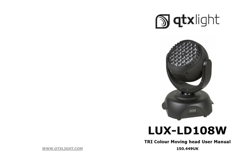 QTX Light LUX-LD108W user manual