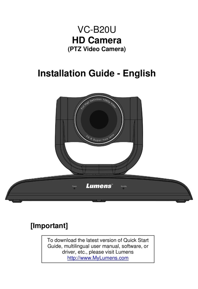 Lumens VC-B20U User manual