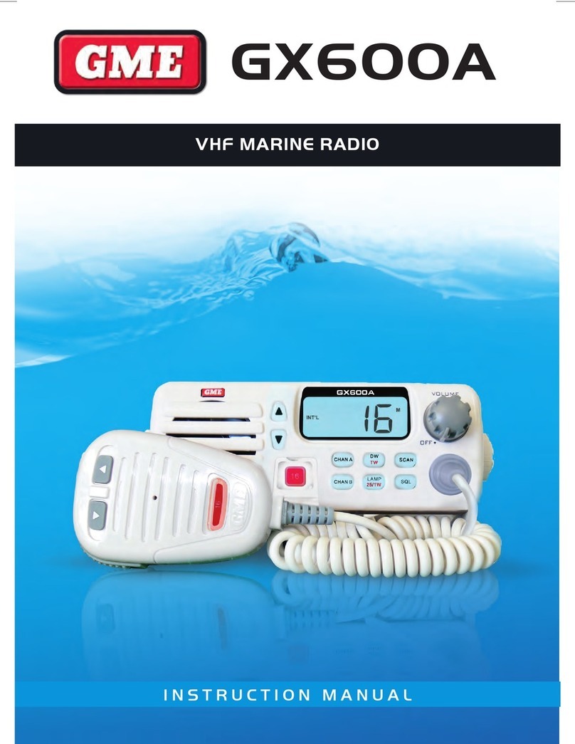 GME GX600A User manual