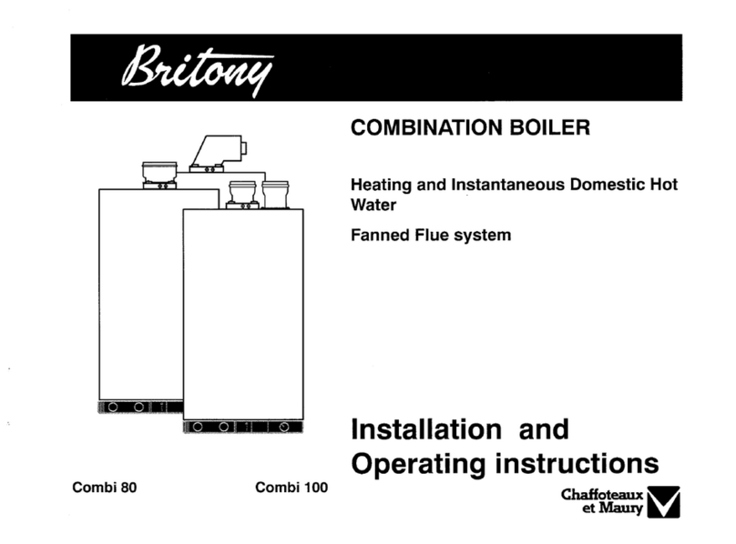 Britony Combi 80 Installation and operating insctructions