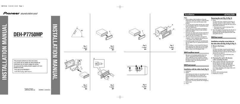 Pioneer Super Tuner III D+ DEH-P7750MP installation manual