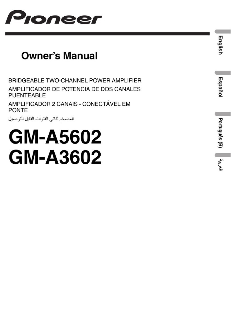 Pioneer GM-A5602 User manual
