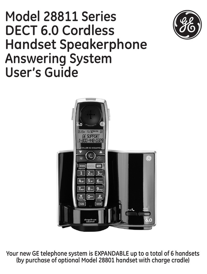 GE 28811 series User manual