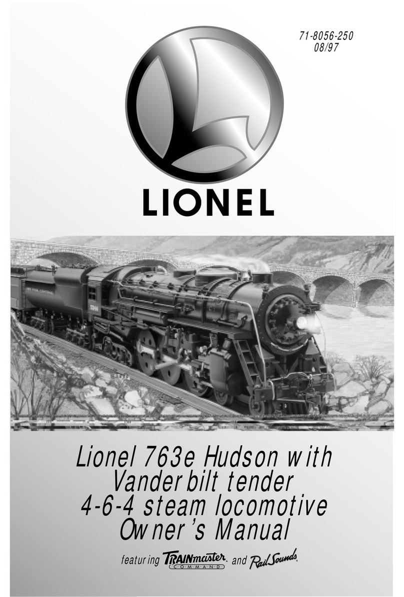 Lionel 763e Hudson owner's manual