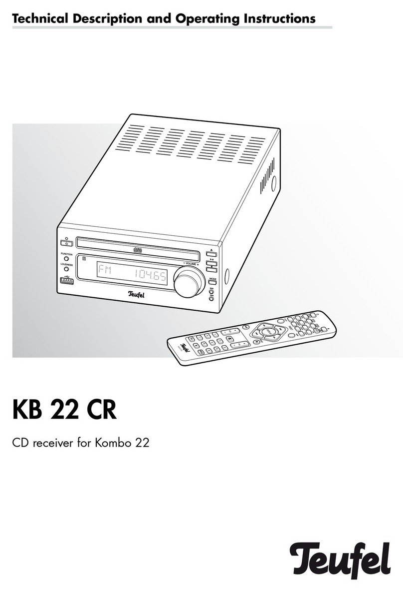 Teufel KB 22 CR Manual