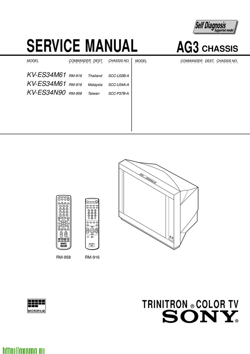 Sony Trinitron KV-ES34N90 User manual