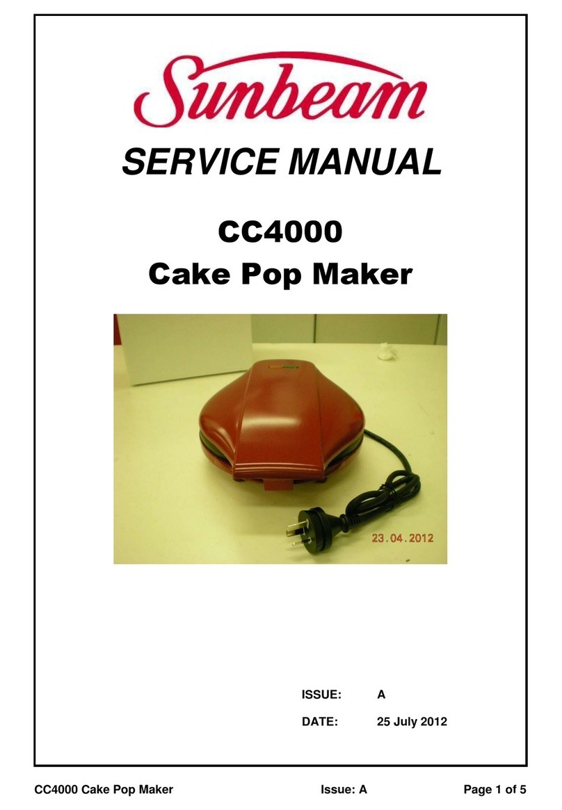 Sunbeam Snack Heroes CC4000 User manual