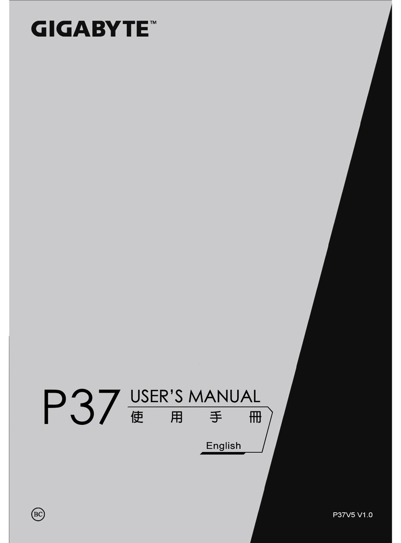 Gigabyte p37 User manual Gigabyte p37 User manual