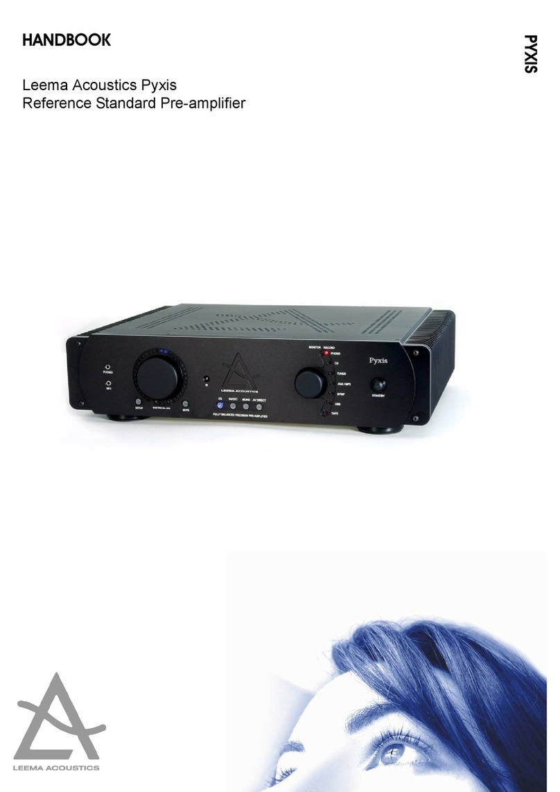 leema-acoustics Pyxis manual