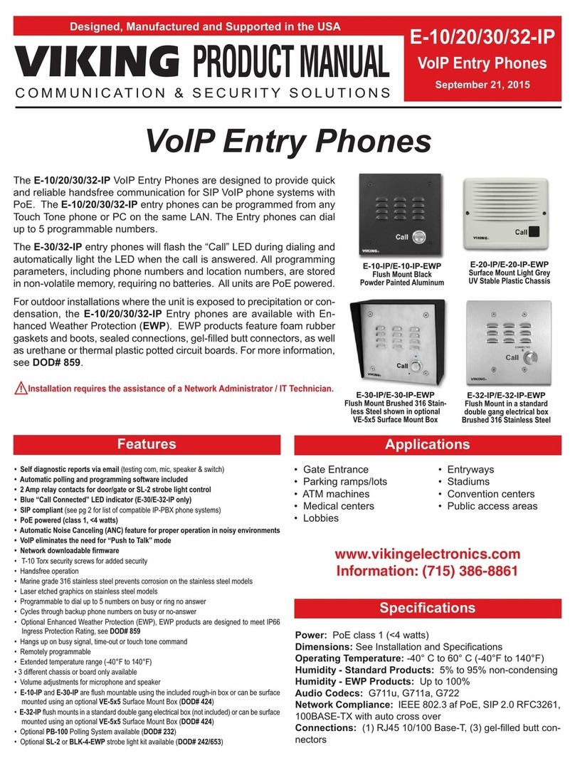 Viking Electronics E-10-IP User manual
