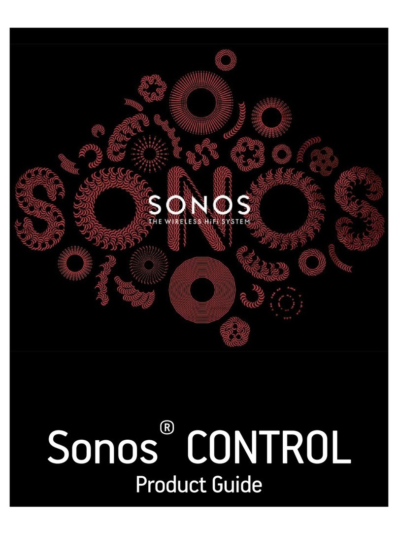 Sonos CONTROL User manual