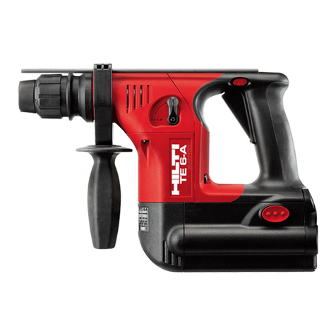 Hilti te6-a User manual
