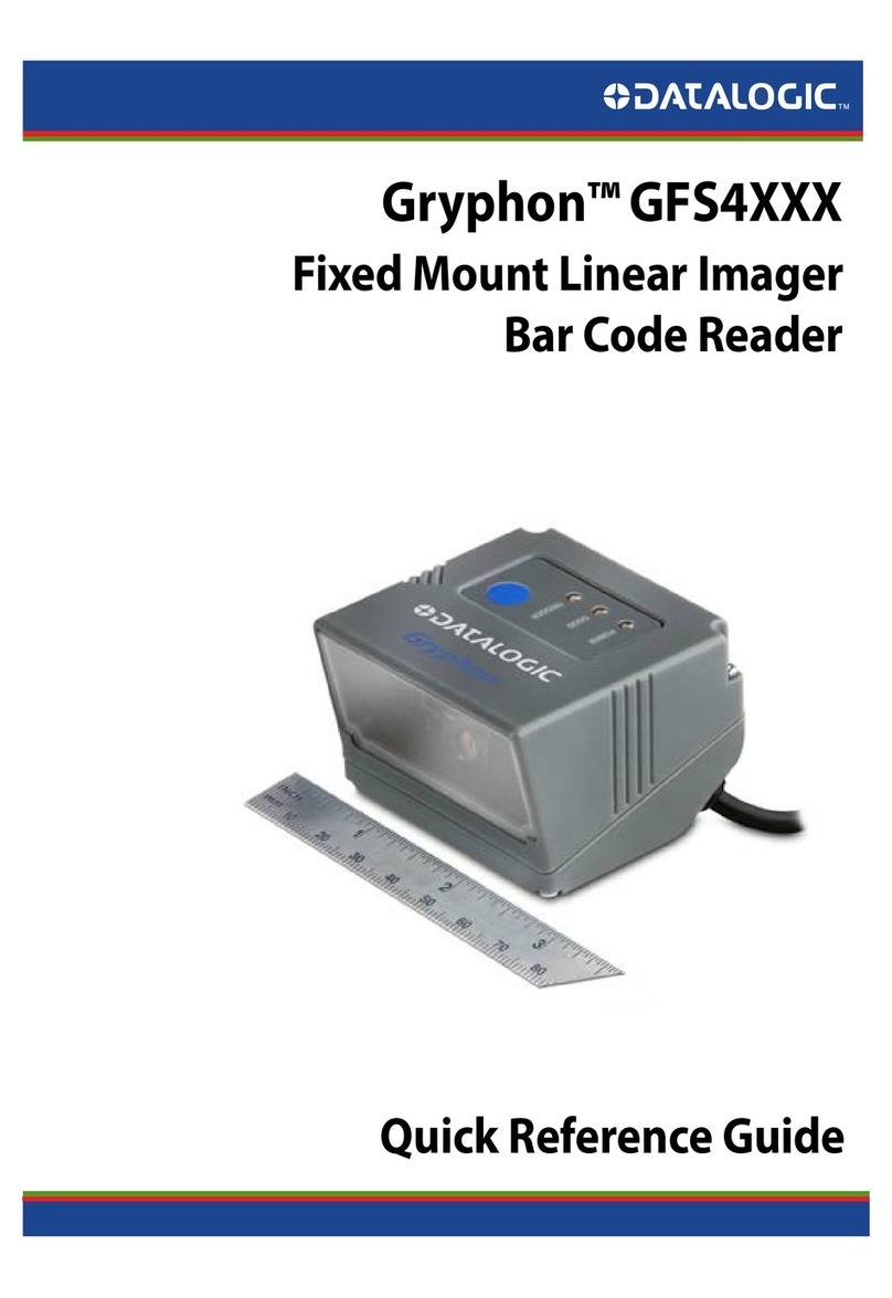 Datalogic Gryphon GFS4 series Quick reference guide
