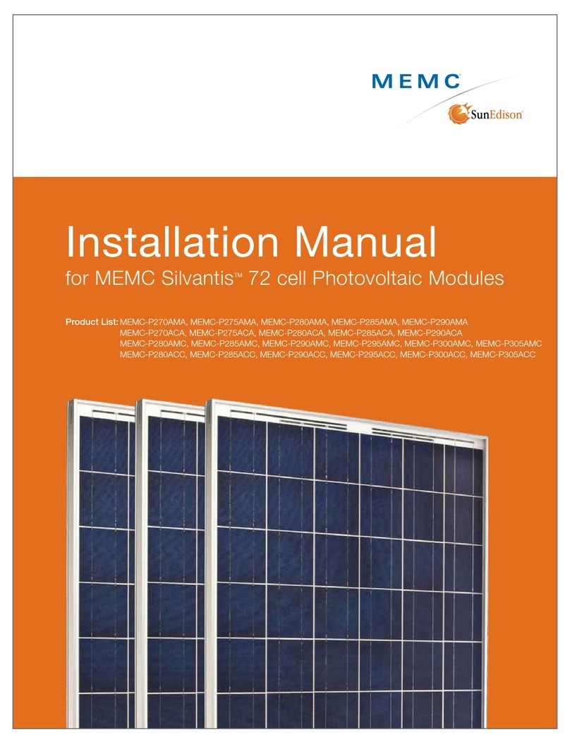 MEMC MEMC-P270AMA installation manual