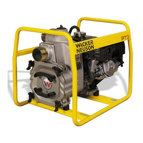 Wacker Neuson PT 3A Operator's manual
