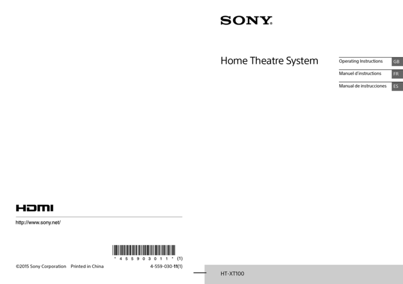 Sony HT-XT100 User manual