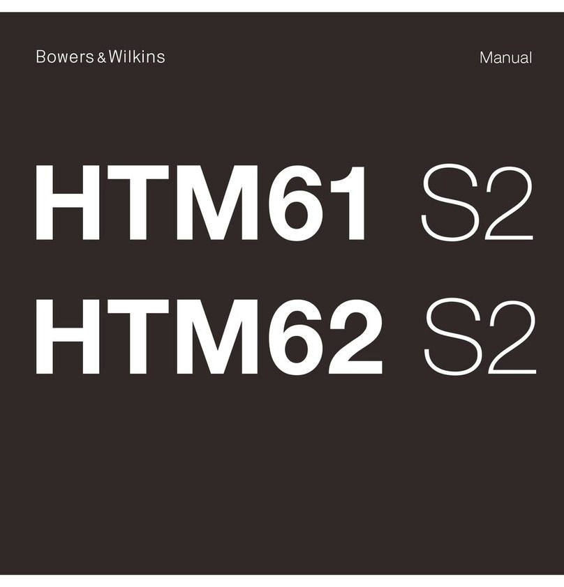 Bowers & Wilkins HTM61 S2 User manual