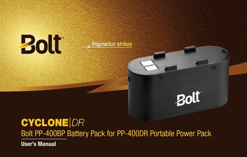 Bolt Cyclone DR PP-400BP User manual