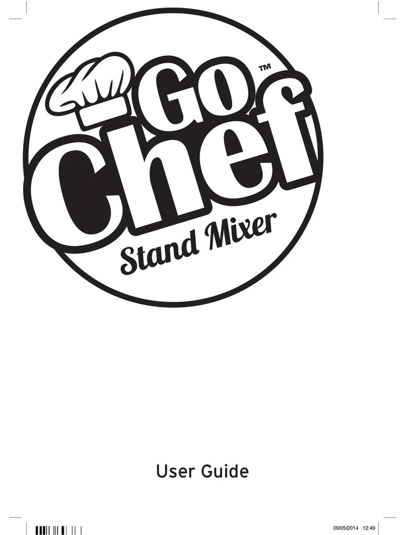 JML Go Chef Stand Mixer user guide