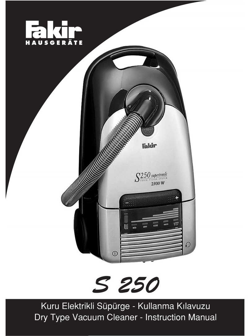 Fakir S 250 User manual