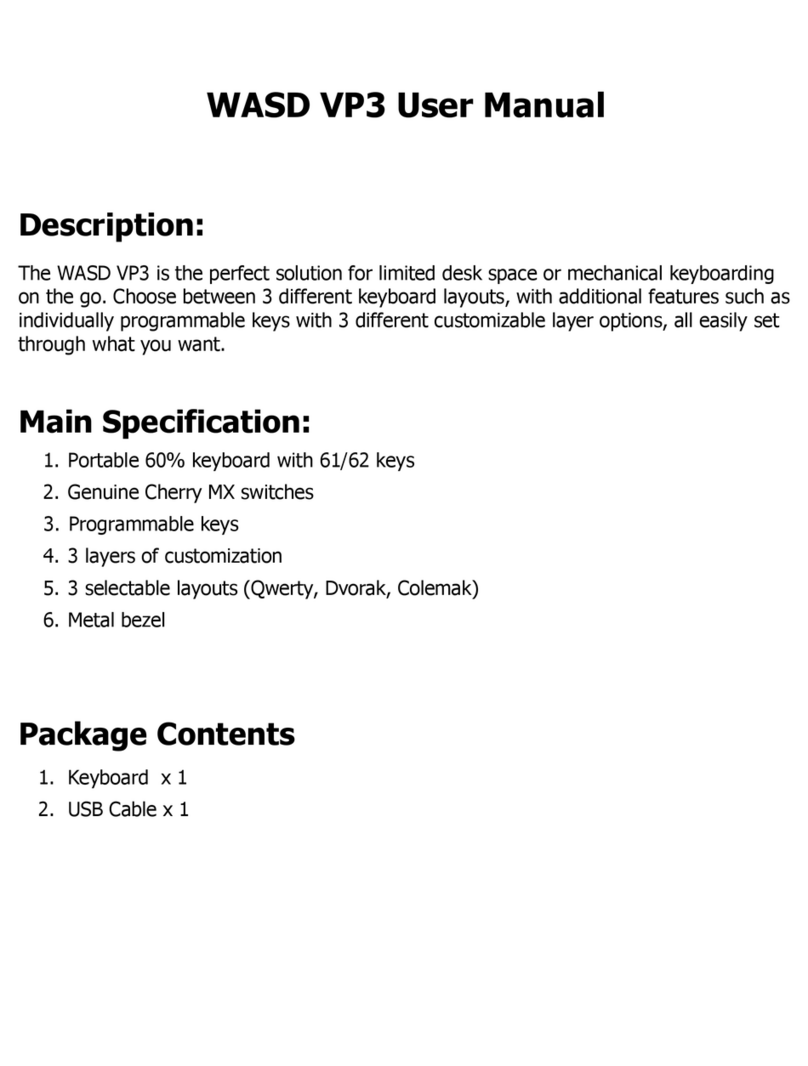 WASD VP3 User manual