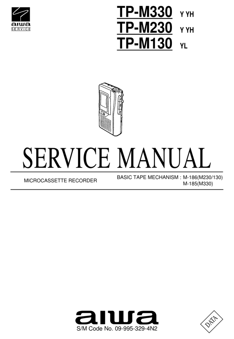 Aiwa TP-M330 User manual