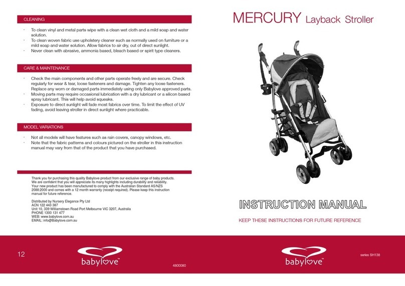 Baby Love MERCURY instruction manual