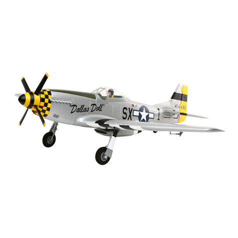 E-FLITE P-51D Mustang User manual
