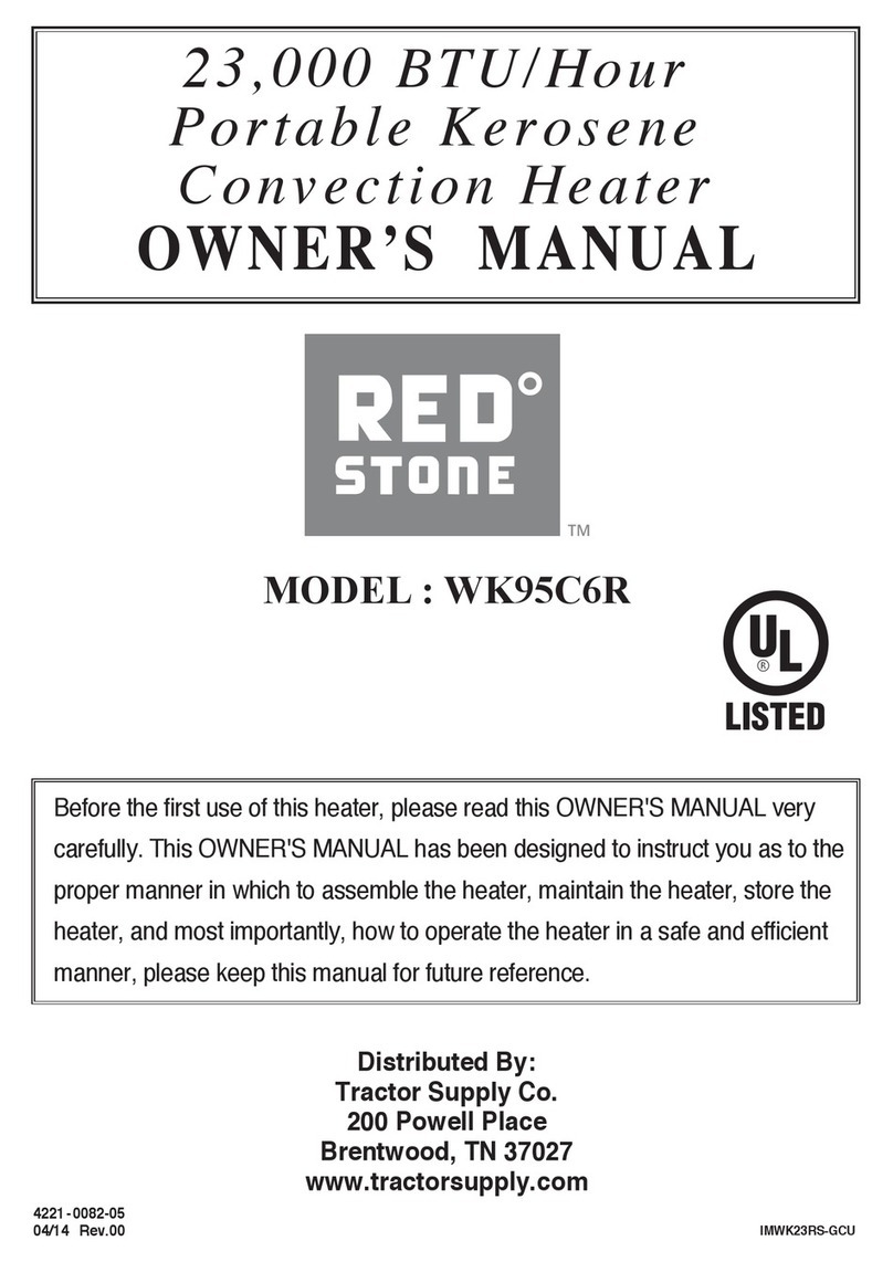 Red Stone WK95C6R owner's manual
