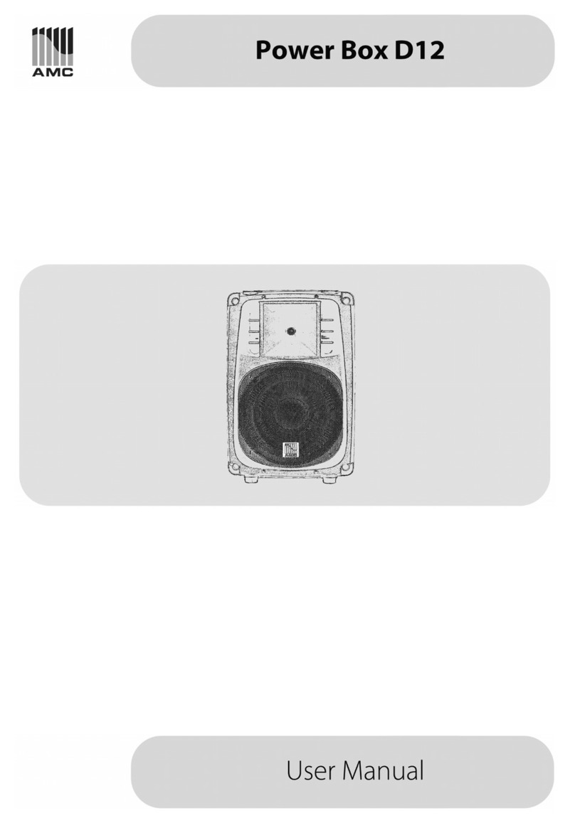 AMC POWER BOX D12 User manual