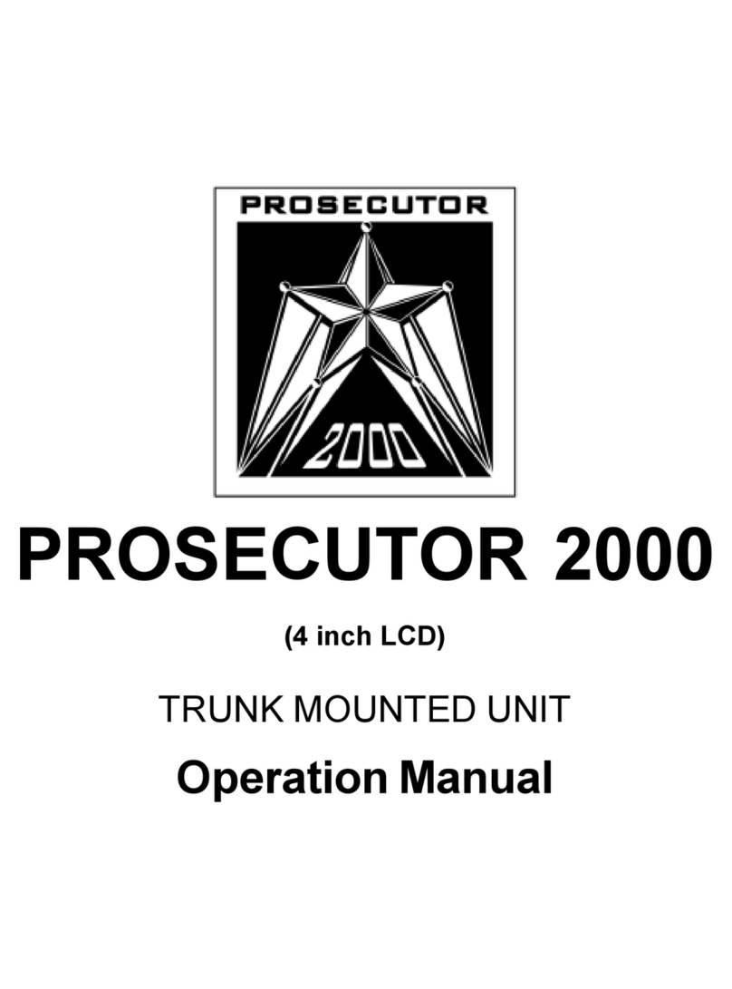 Protex Prosecutor 2000 AVE-8002 Operation manual